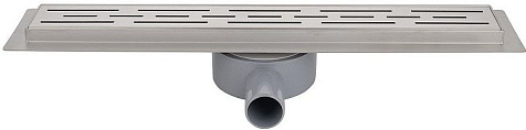 Желоб водоотводящий Azario AZT3FT01400 D40 L=400 мм, металл, поворот 360°, с решеткой купить в СОМ