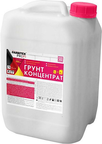 Грунтовка-концентрат акриловая Farbitex Profi, 1 кг купить в СОМ