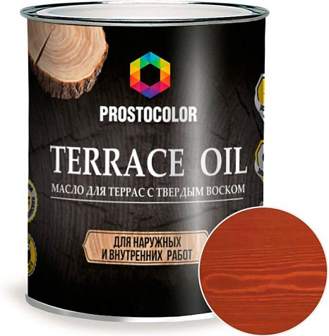 Масло Prostocolor, для террас, каштан, 0.75 л купить в СОМ