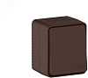 Выключатель AtlasDesign PROFI54 1кл. ОП коричневый  IP54 10AX ATN546011 купить в СОМ