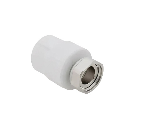 Муфта с накидной гайкой d 25х3/4", полипропилен купить в СОМ