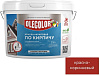 Краска акриловая Olecolor, по кирпичу, атмосферостойкая, красно-коричневый, 3 кг купить в СОМ