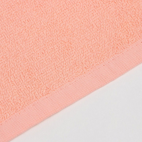 Полотенце Экономь и Я 50х90см хлопок 100% махровое персиковое купить в СОМ