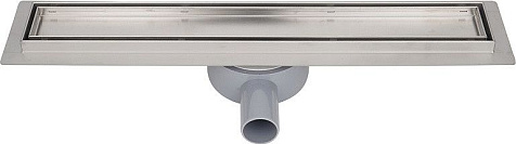 Желоб водоотводящий Azario AZT3FT01450 D40 L=450 мм, металл, поворот 360°, с решеткой купить в СОМ