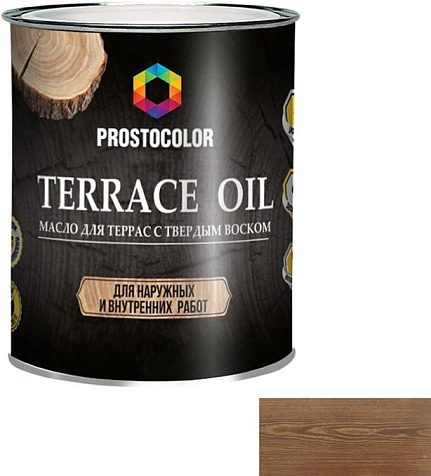 Масло Prostocolor, для террас, миндаль, 0.75 л купить в СОМ