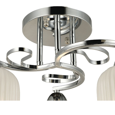 Люстра ЭкономСвет 20133/3CR WT  60 W, E27 до 7 м². купить в СОМ