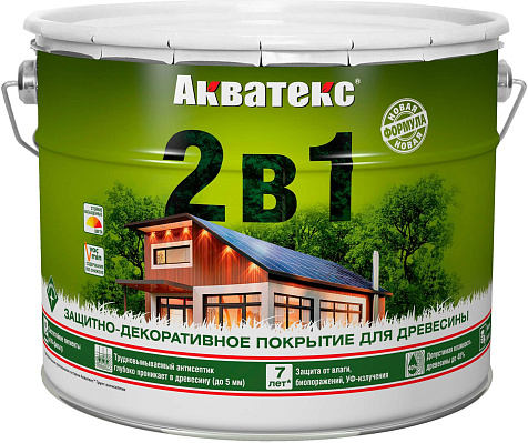 Антисептик защитно-декоративный Акватекс, палисандр, 9  л купить в СОМ