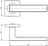 Ручка раздельная AJAX K.JK51.OPTIMA plus (OPTIMA plus JK) SN/WH-19 матовый никель/белый купить в СОМ