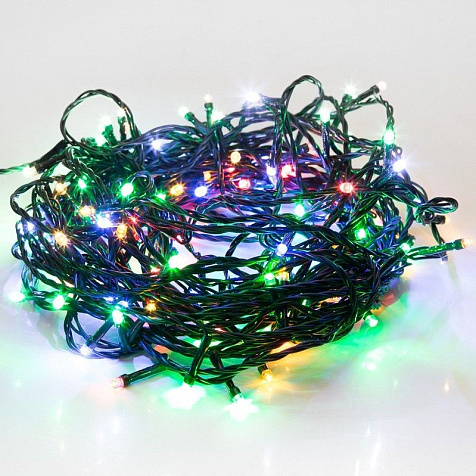 Гирлянда светодиодная Neon-Night  Твинкл Лайт 6м 40LED мультиколор 5.1Вт IP20 режим купить в СОМ