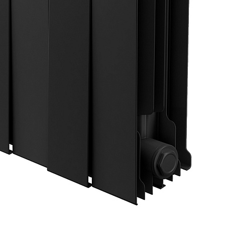 Радиатор биметаллический Royal Thermo Piano Forte, 500/100, 10 секций, черный купить в СОМ