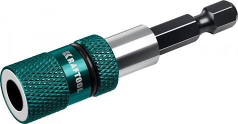 Адаптер для бит KRAFTOOL Depth Control, 60 мм, с регулировкой глубины вкручивания для ГКЛ купить в СОМ