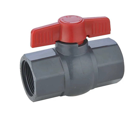 Кран пластиковый PVC 15 м/м купить в СОМ