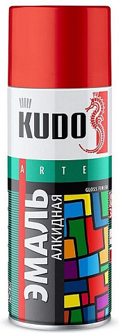 Эмаль-аэрозоль Kudo KU-1020 универсальная, алкидная, бирюзовая, 0.52 л купить в СОМ