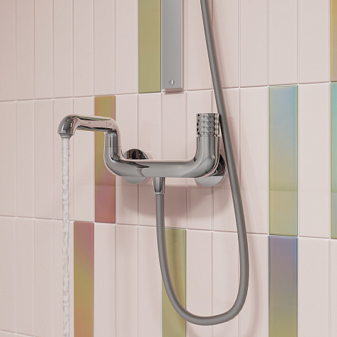 Смеситель для ванны Iddis Twist TWISBBTi02WA, латунь, хром купить в СОМ