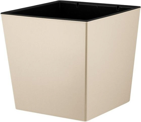 Кашпо InGreen London Cube калифорнийский миндаль 4,2л купить в СОМ