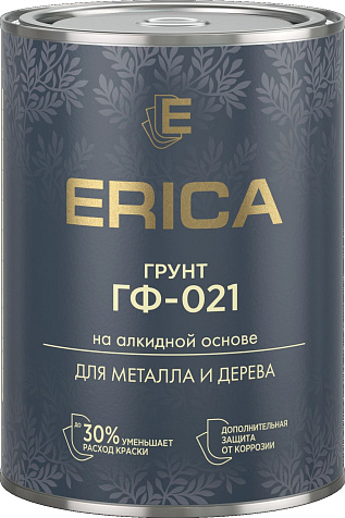 Грунт ГФ-021 Erica, серый, 0.8кг купить в СОМ