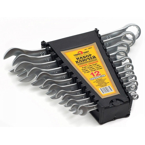 Набор ключей комбинированных СЕРВИС КЛЮЧ, 6-22мм, 12 шт. купить в СОМ