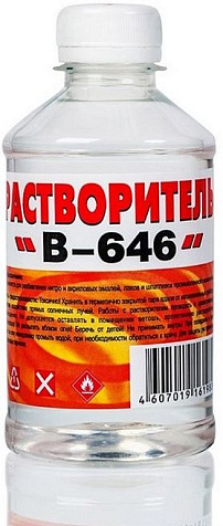 Растворитель 646 Вершина, 0.25 л купить в СОМ