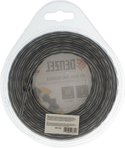 Леска для триммера Denzel Extra cord, 3.0 мм, 15 м, квадрат купить в СОМ
